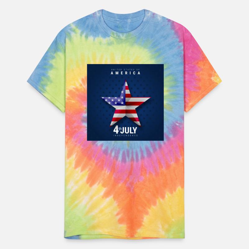 Star Symbol with American Flag Tee