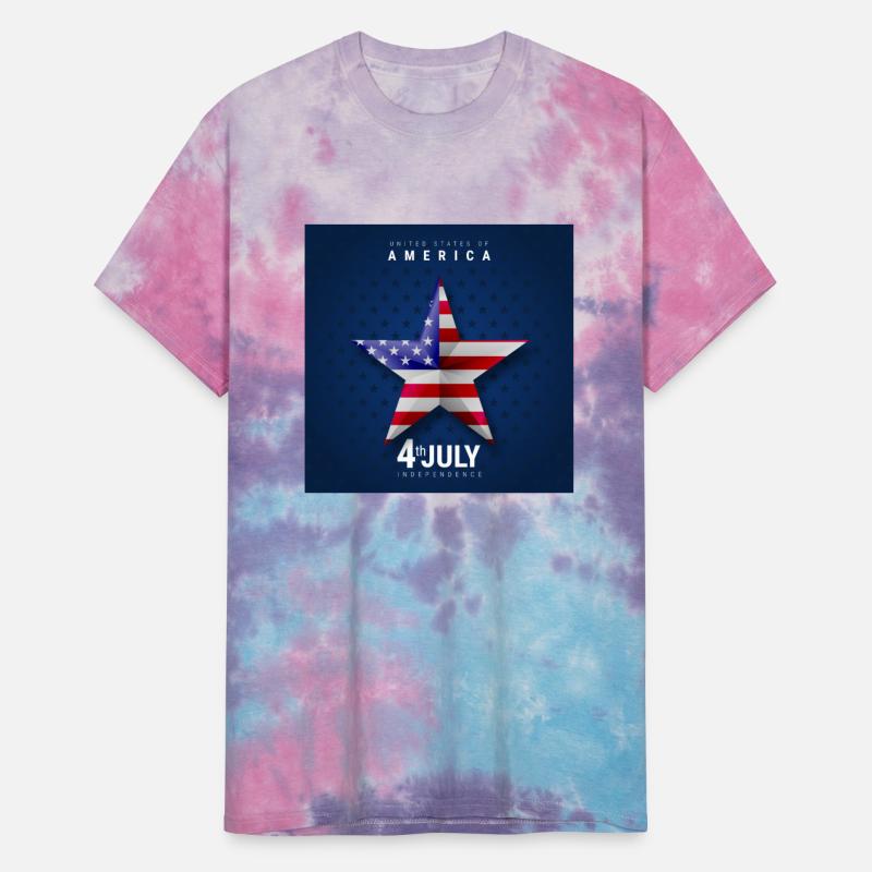 Star Symbol with American Flag Tee