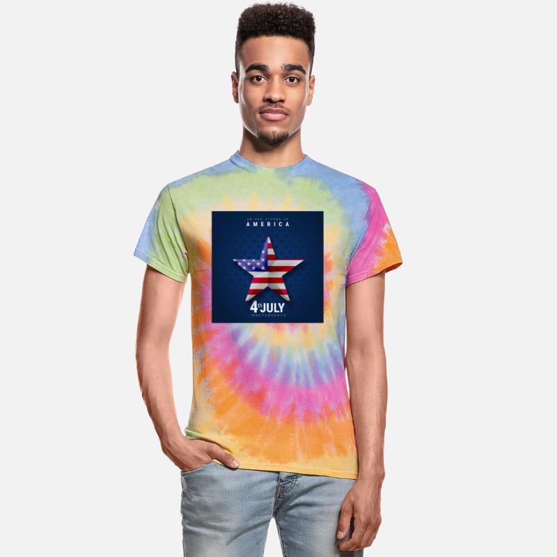 Star Symbol with American Flag Tee