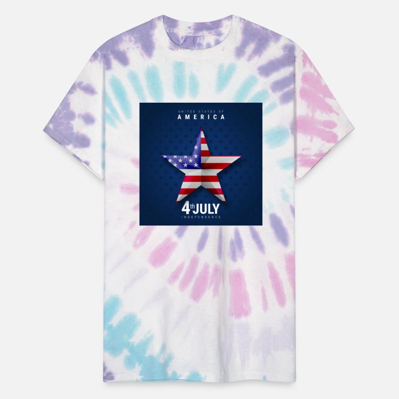 Star Symbol with American Flag Tee