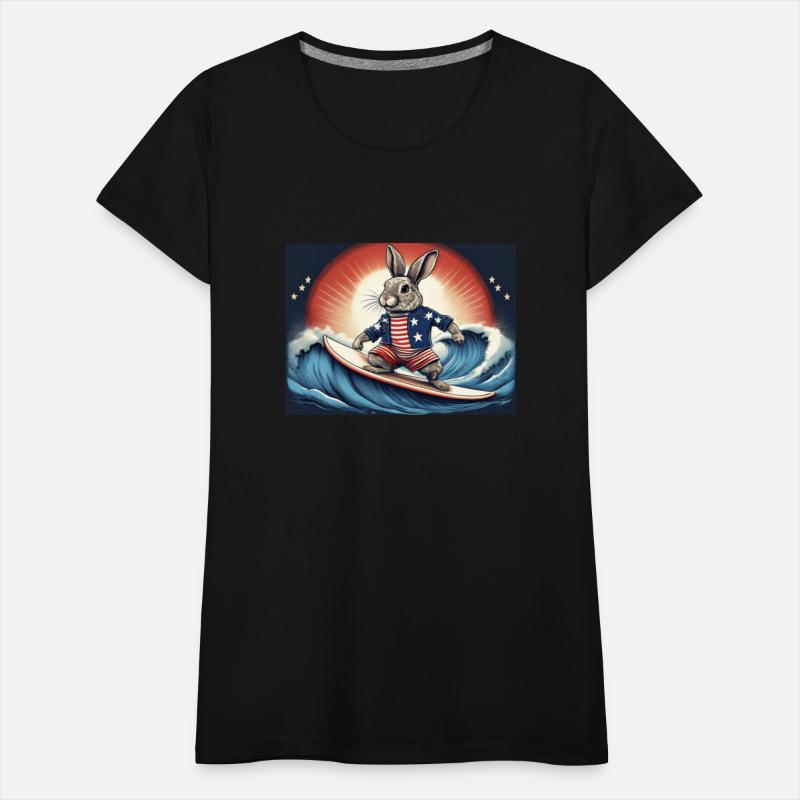 Stars & Stripes Surfer Bunny
