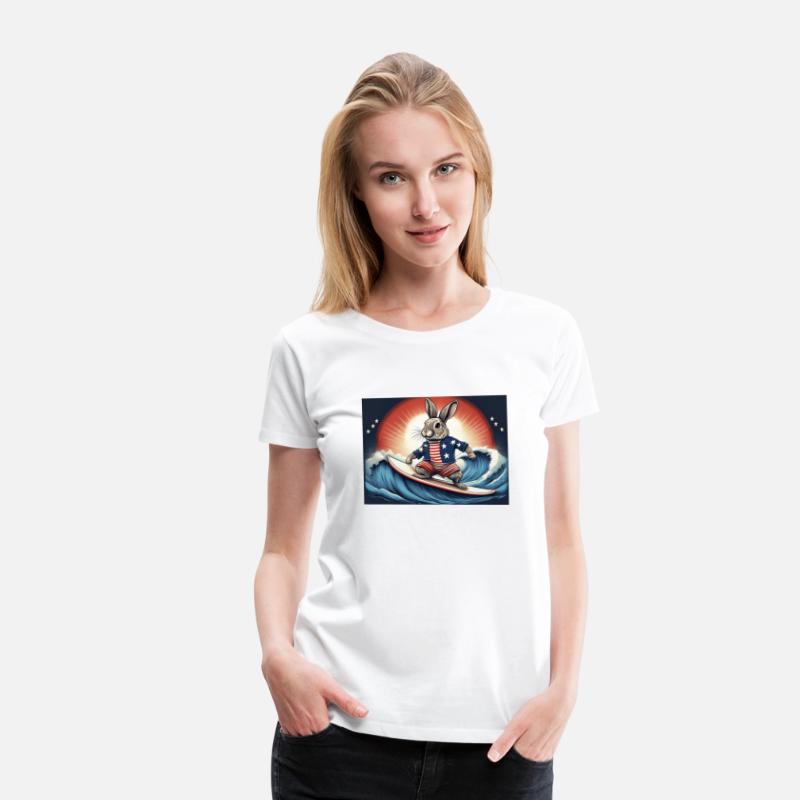 Stars & Stripes Surfer Bunny