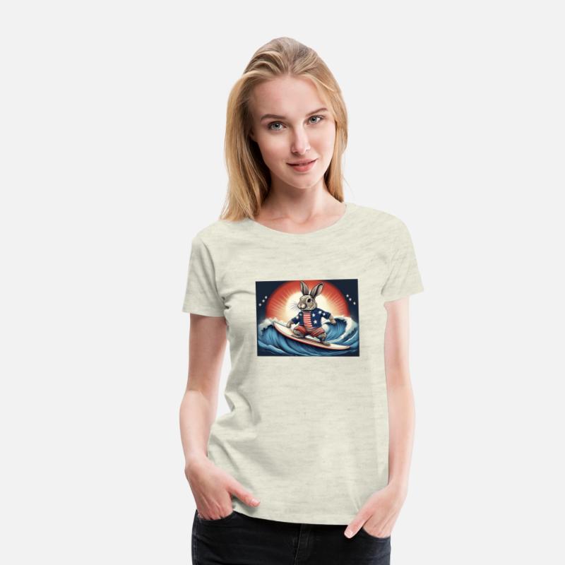 Stars & Stripes Surfer Bunny