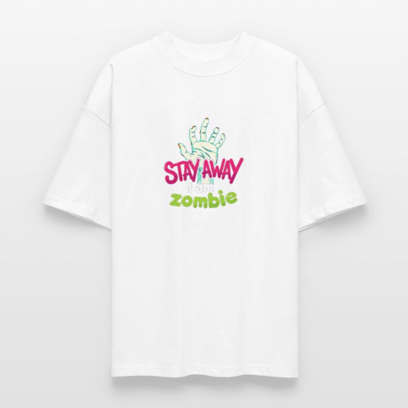 Stay Away I Am Zombie Quote Design