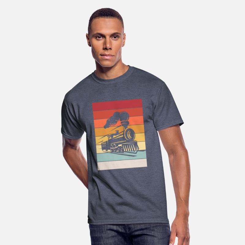 Steam Locomotive Retro Railroad Fashion
