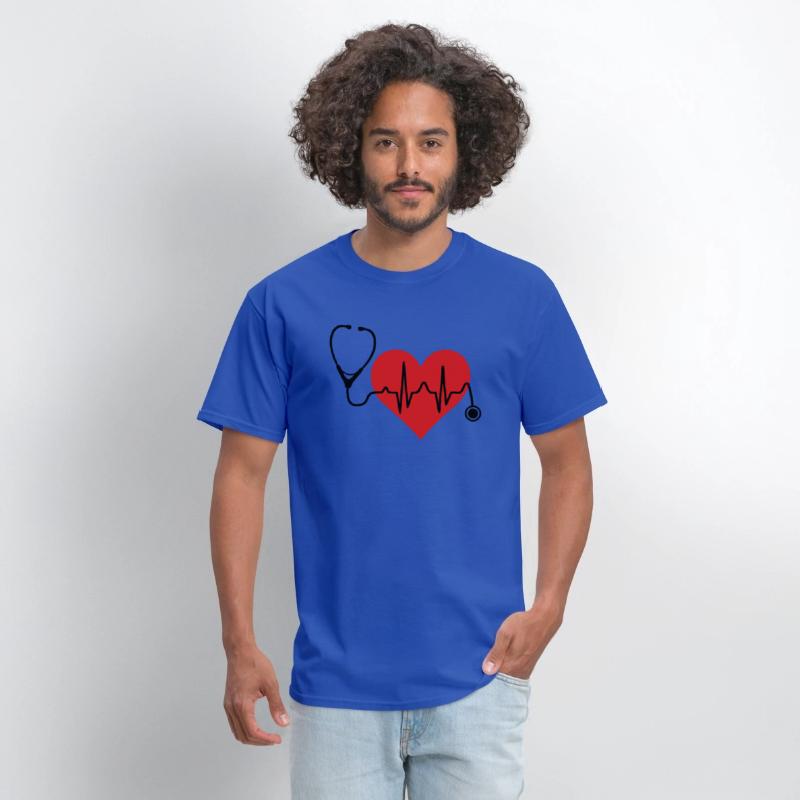 Stethoscope Heartbeat Heart T Shirt