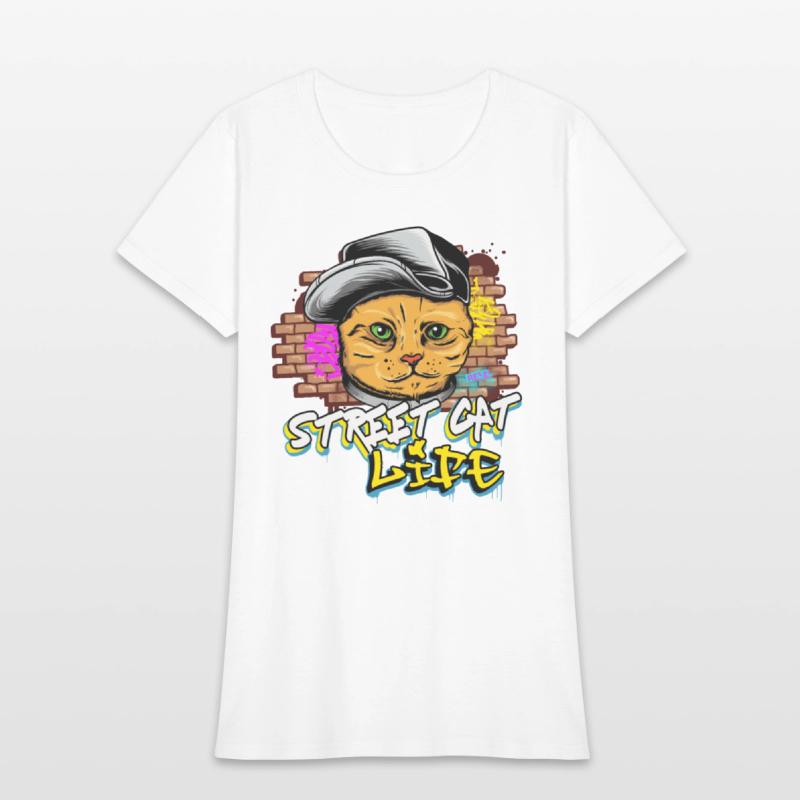 Street Cat Life Graffiti Cool Cats