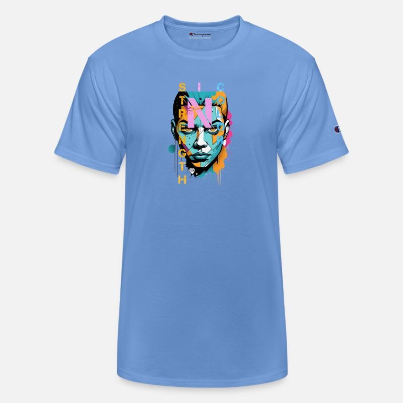 Strength in Color – Urban Graffiti Art Tee.