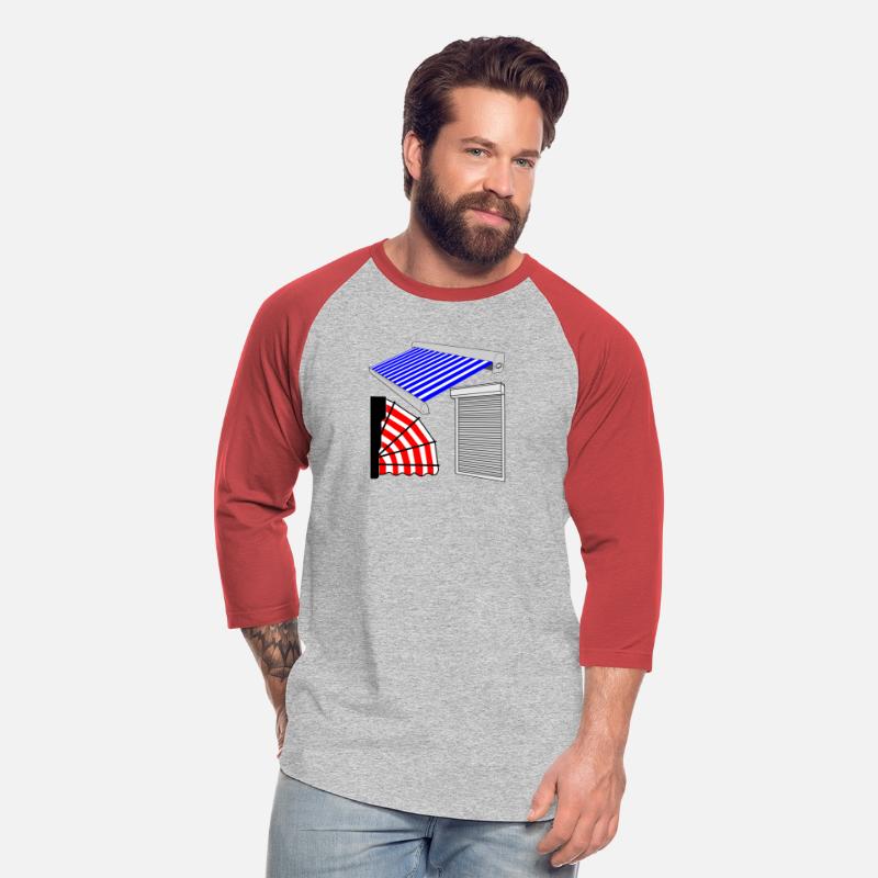 Sun awnings, canopies blue white striped, marquis