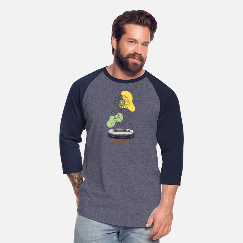 Sunflower Eco Shirt Recycled Hope Tee Hand Drawn