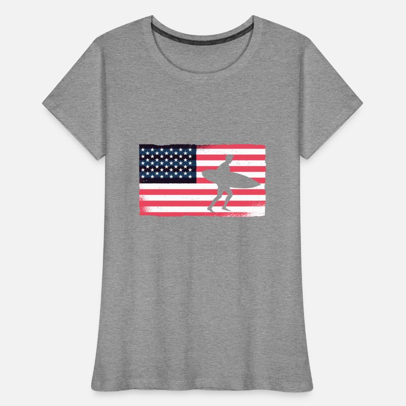 Surfing American Flag Surf USA Surfers Surfboard