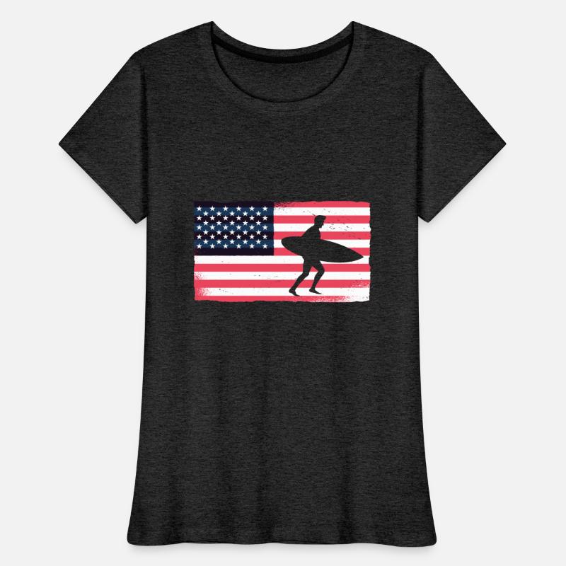 Surfing American Flag Surf USA Surfers Surfboard