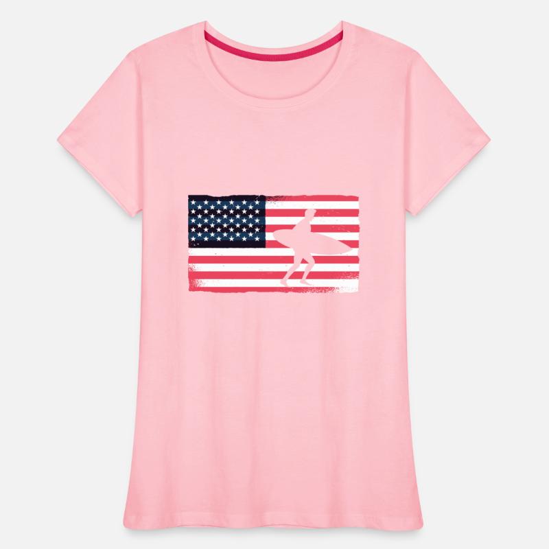 Surfing American Flag Surf USA Surfers Surfboard