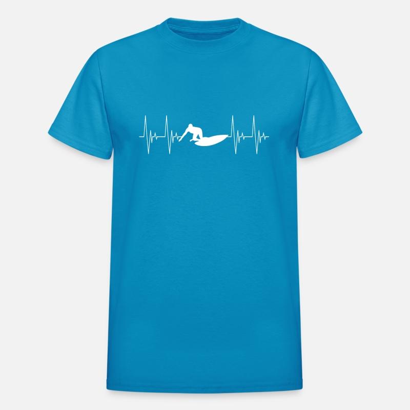 Surfing men heartbeat sport EKG surfing