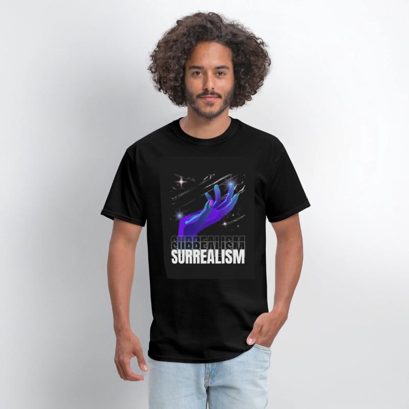 SURREALISM Typography | Floating Hand Tee & Hoodie