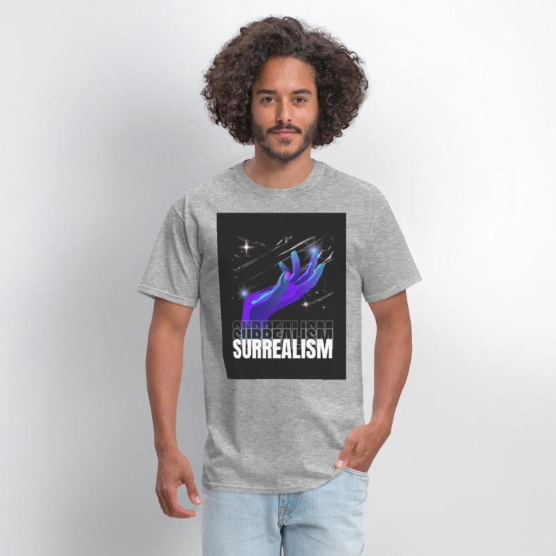 SURREALISM Typography | Floating Hand Tee & Hoodie