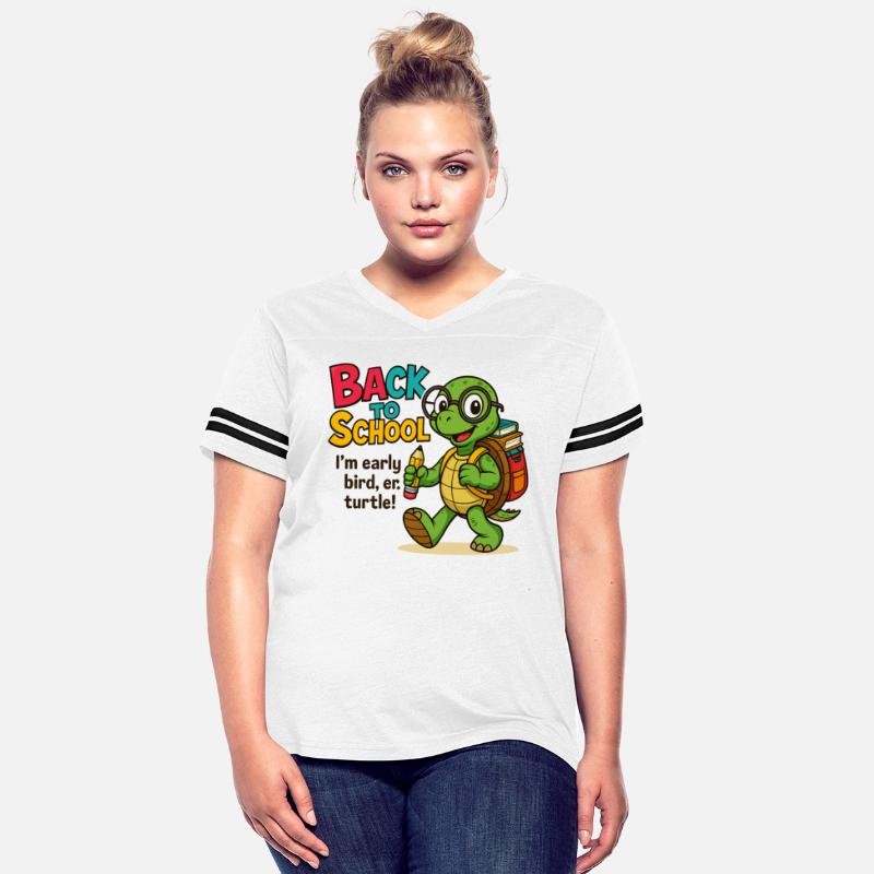 T-shirt for Back to School Turtle with Bag & Penci