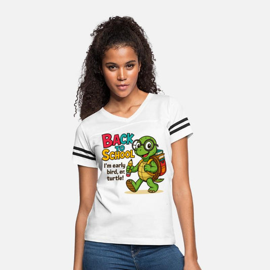 T-shirt for Back to School Turtle with Bag & Penci