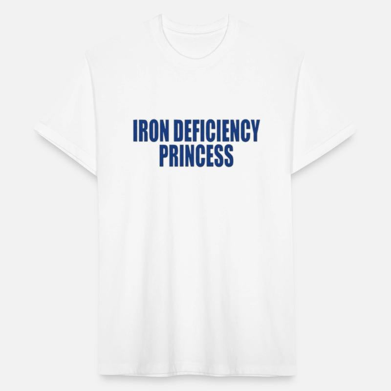 t-shirt iron deficiency princess