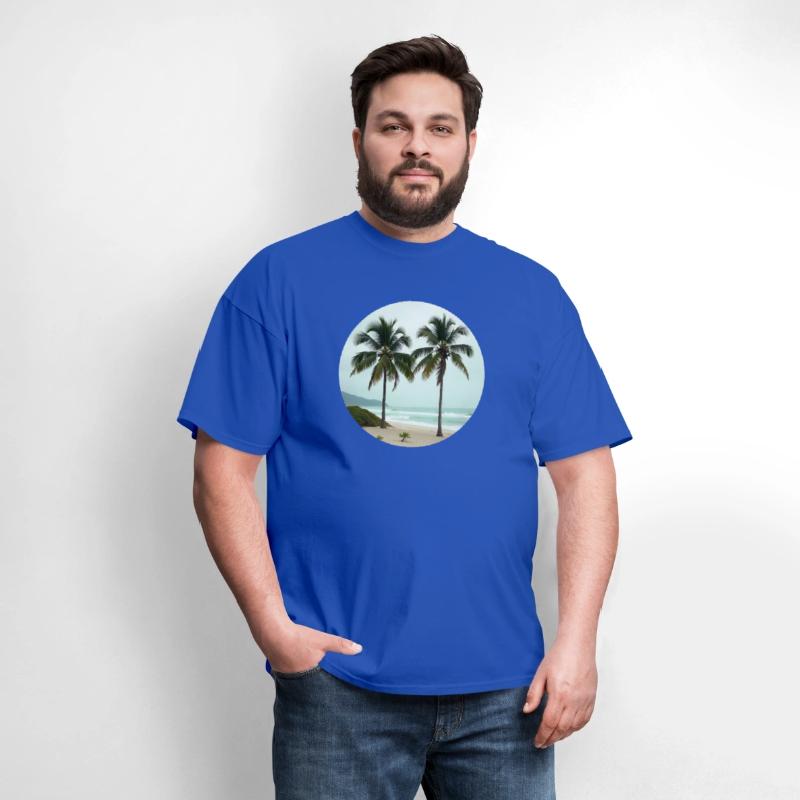 T shirt With Tropical Serenity