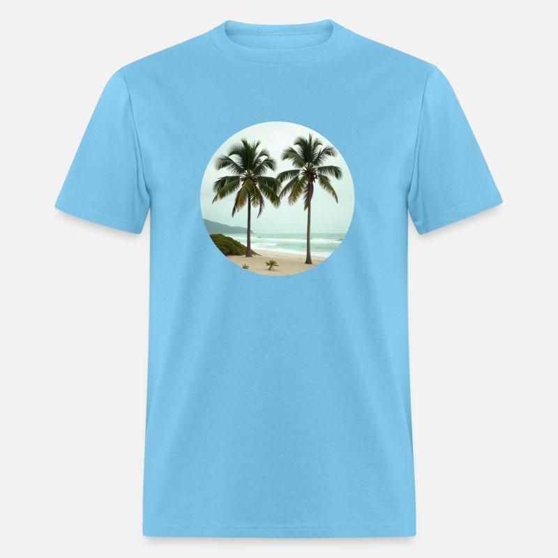 T shirt With Tropical Serenity