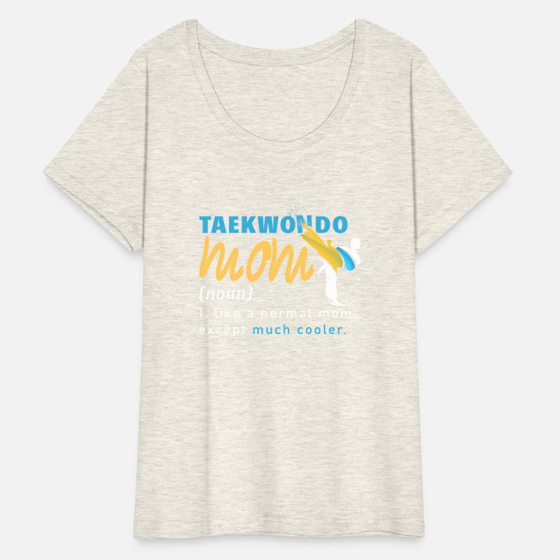 Taekwondo Mom Definition Kicking Fighter Martial