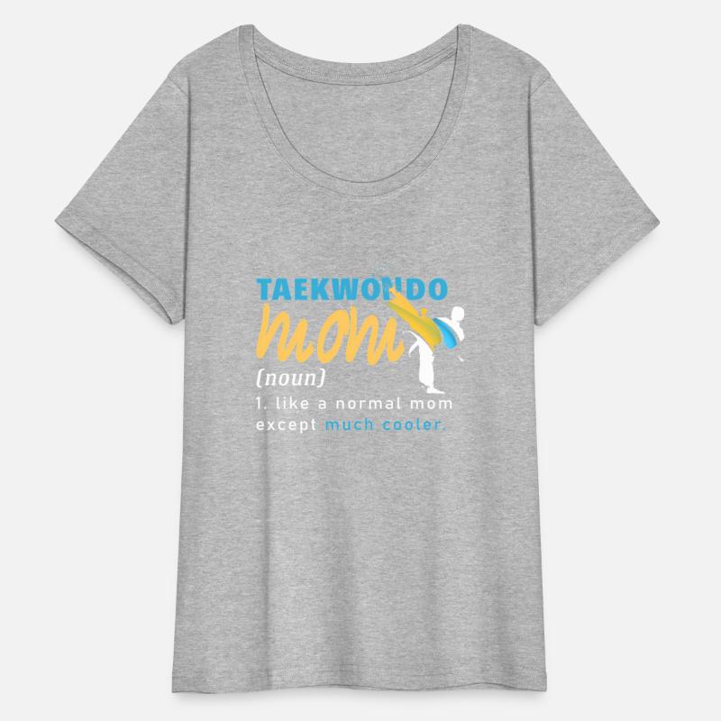 Taekwondo Mom Definition Kicking Fighter Martial