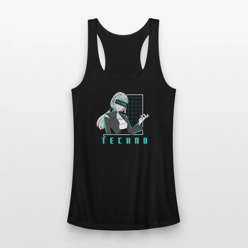 Techno Manga Anime Girl