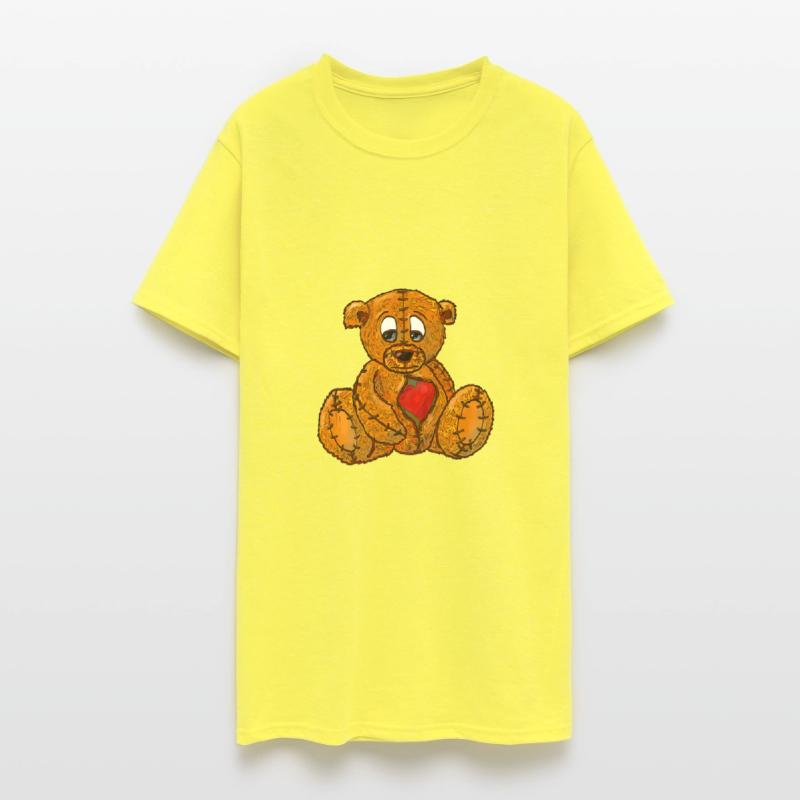 Teddy bear with a broken heart