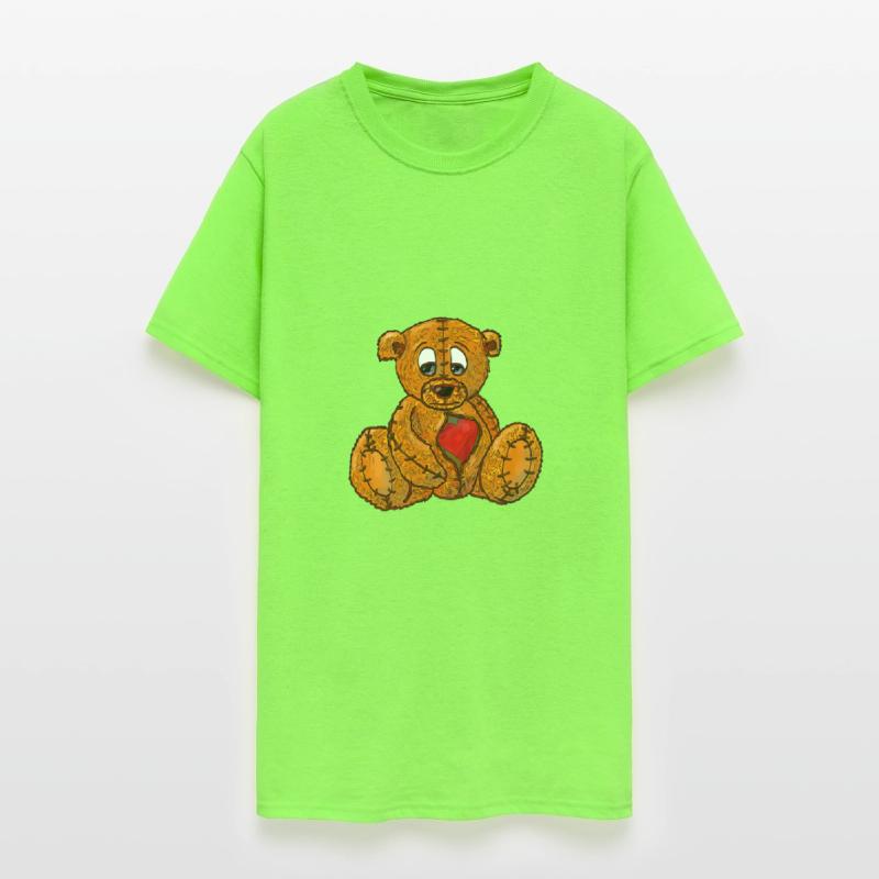 Teddy bear with a broken heart