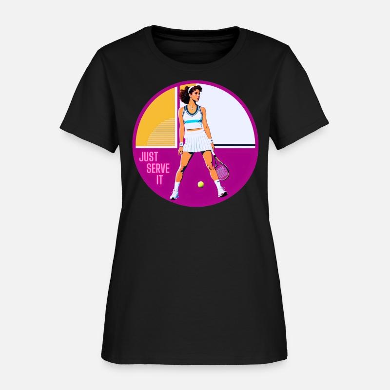 Tennis Girl Just Serve It