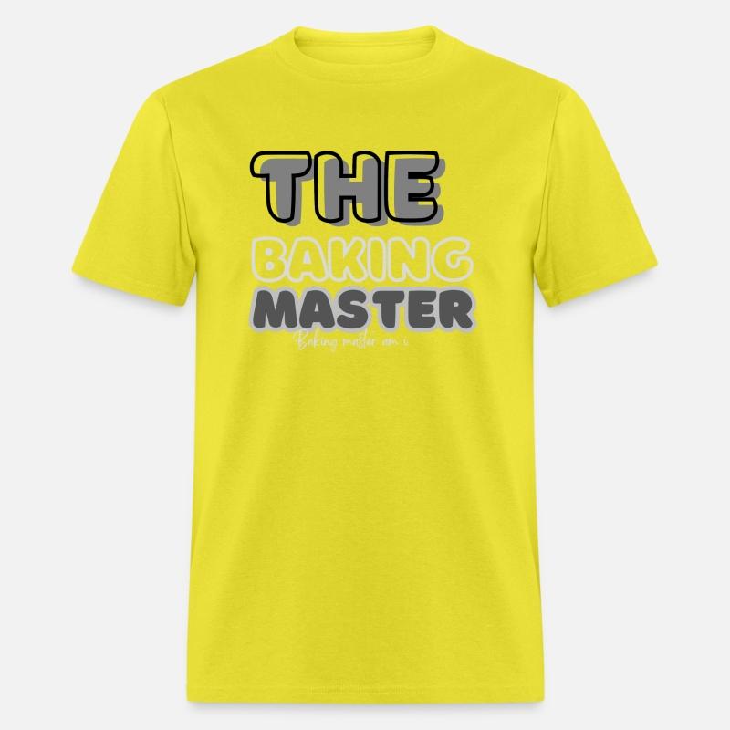 The baking master t-shirts man and woman