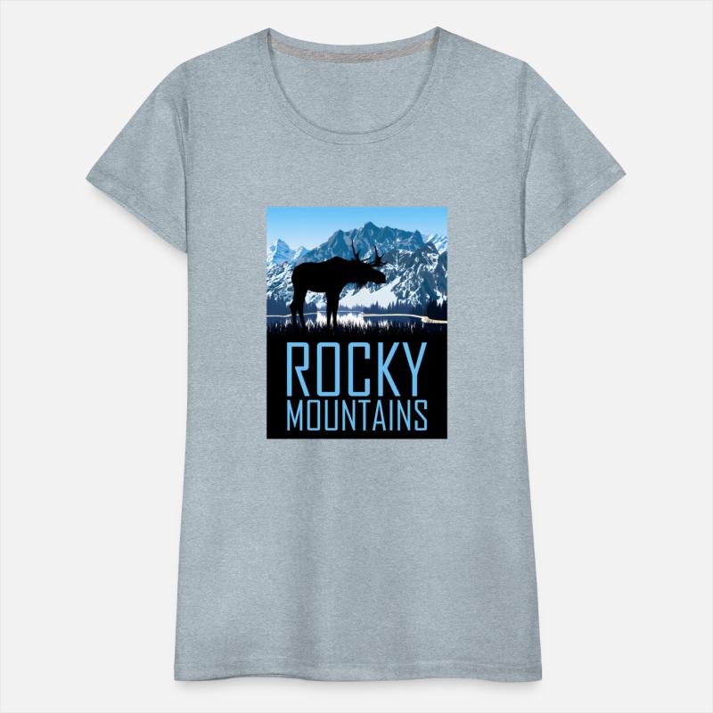 The Beauty Of Rocky Mountains Nature Illustration