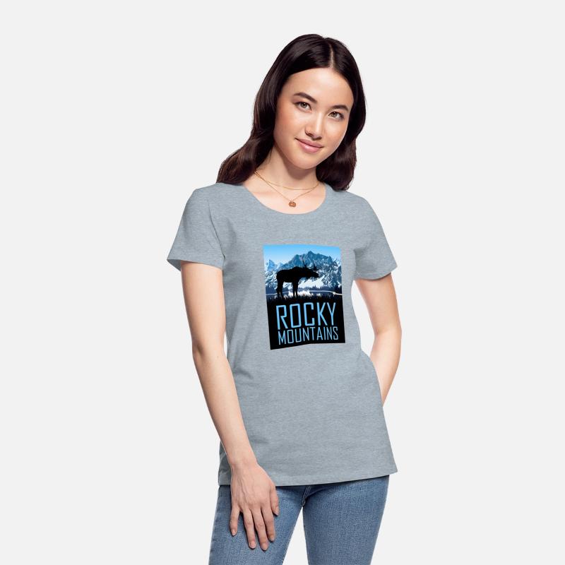 The Beauty Of Rocky Mountains Nature Illustration