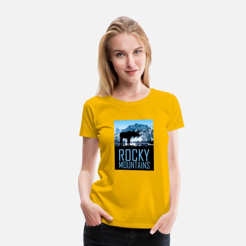 The Beauty Of Rocky Mountains Nature Illustration