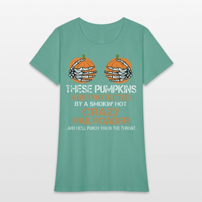 there pumpkins are protected by a smokin hot crazy