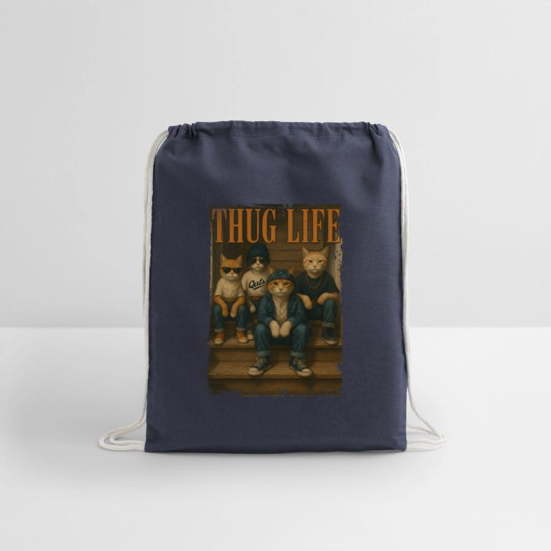 Thug Life Cats Funny Gangsta Street Style