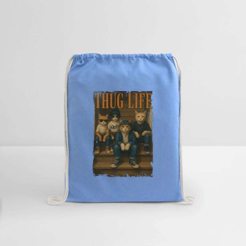 Thug Life Cats Funny Gangsta Street Style