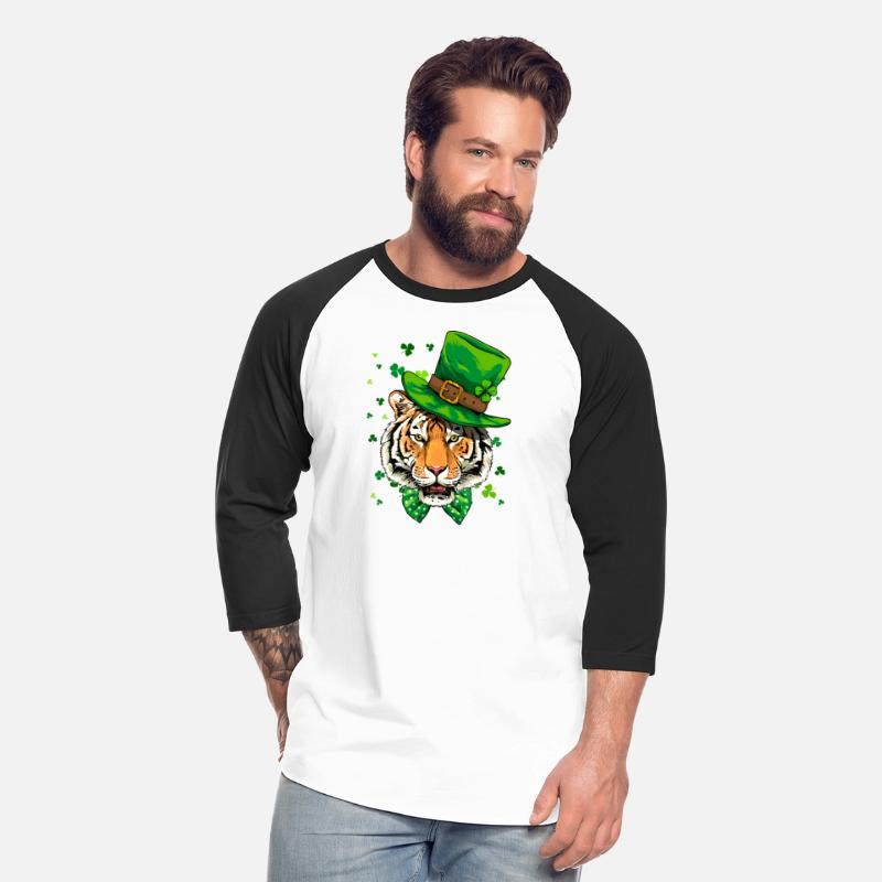 Tiger Leprechaun St Patric Day Shamrock