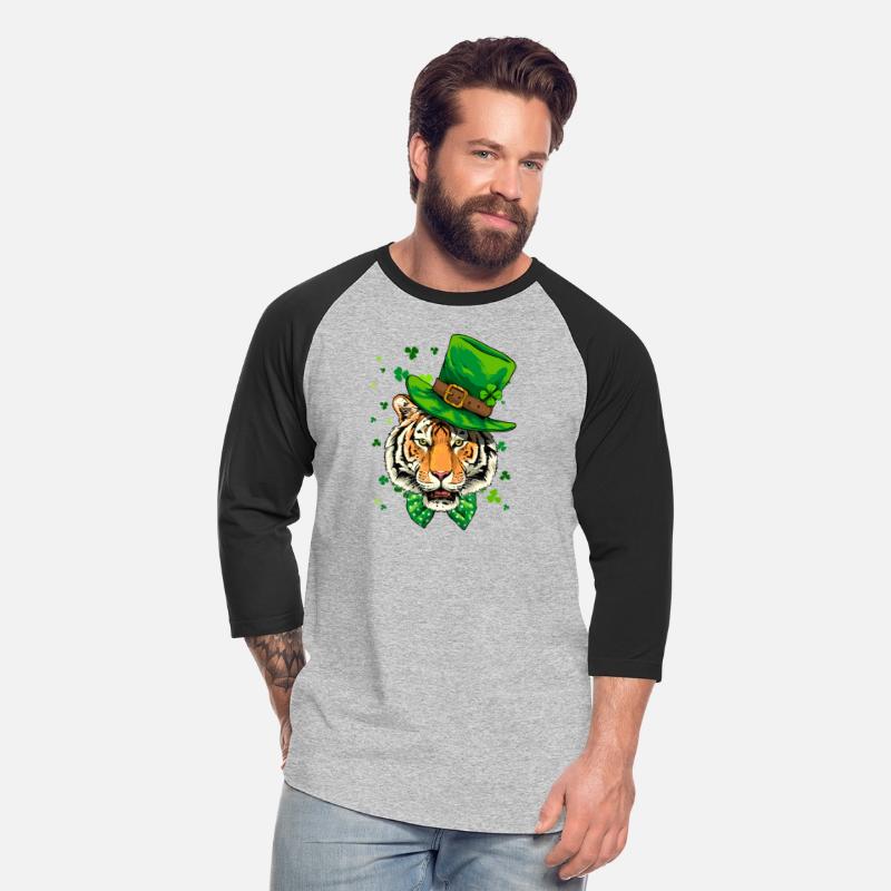 Tiger Leprechaun St Patric Day Shamrock