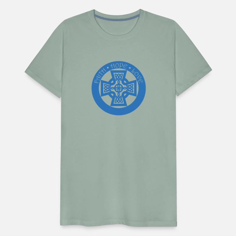 Timeless Celtic Cross With Faith Hope Love