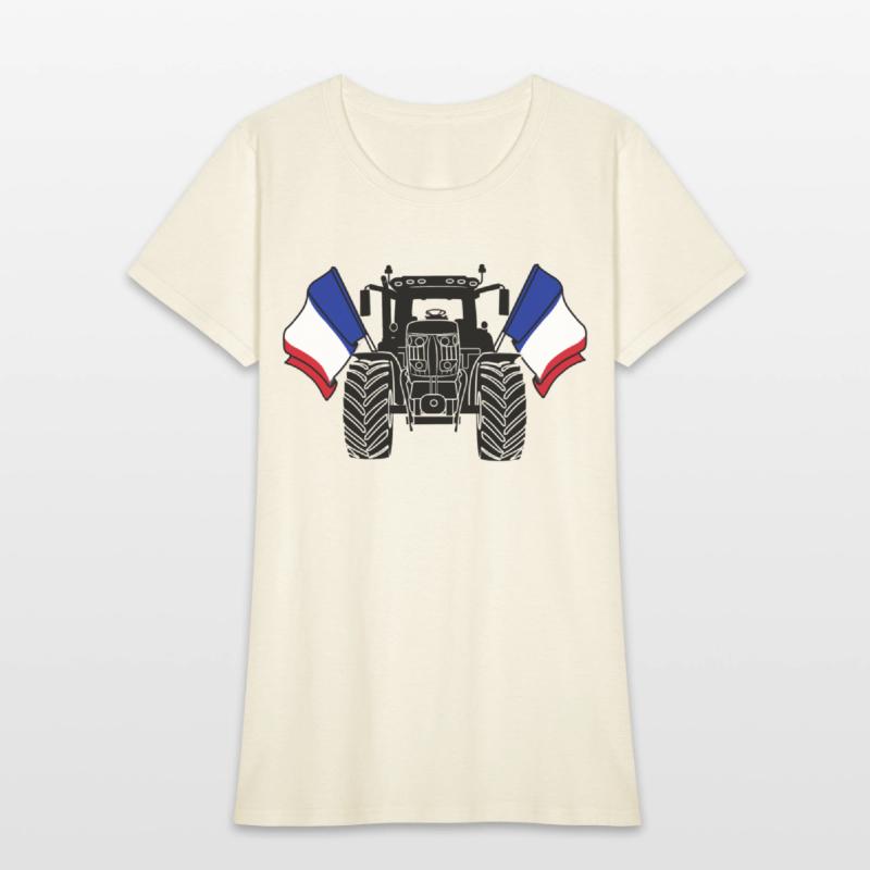 Tractor two flags France