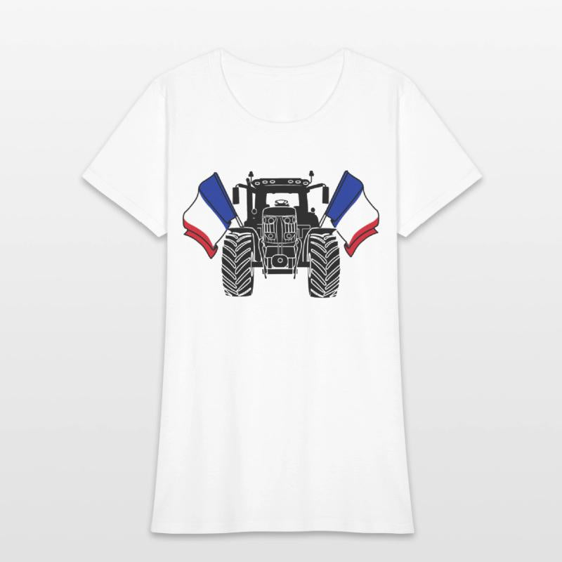 Tractor two flags France