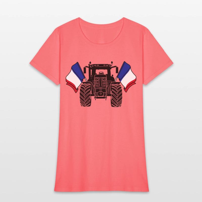 Tractor two flags France