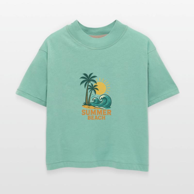 Tropical Beach Vibes T-Shirt Design