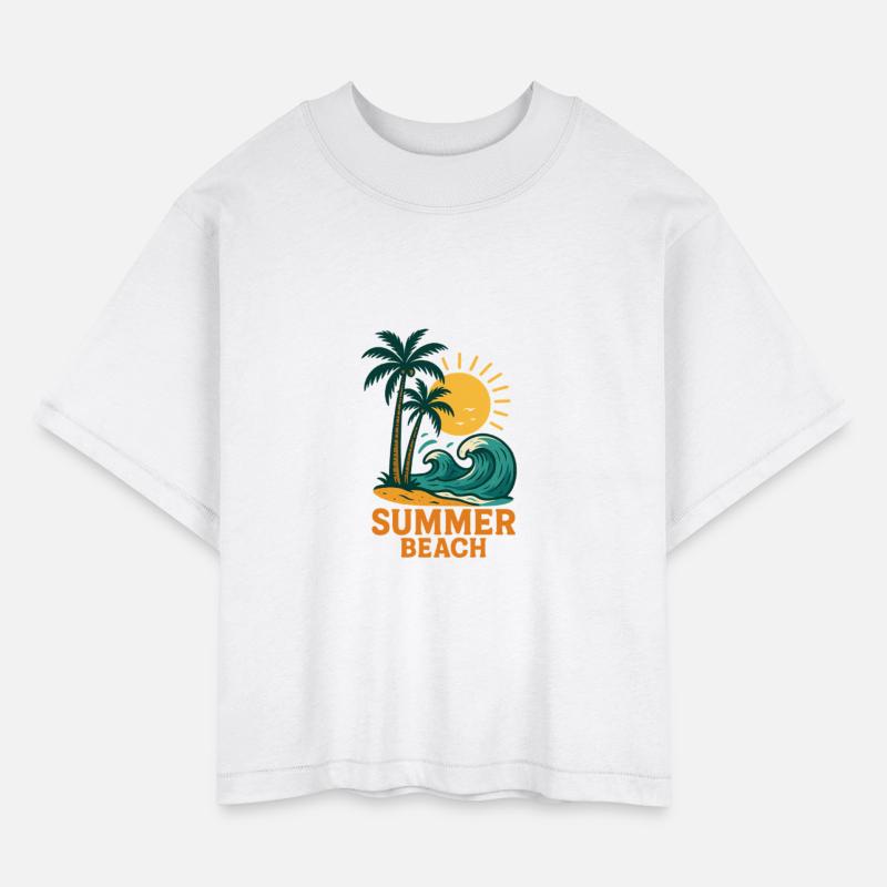 Tropical Beach Vibes T-Shirt Design