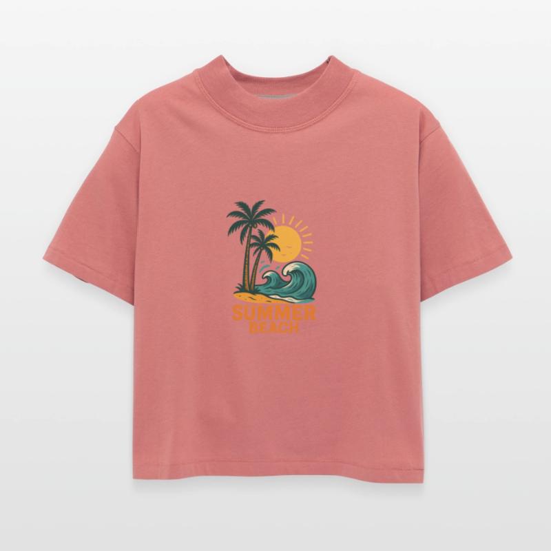 Tropical Beach Vibes T-Shirt Design