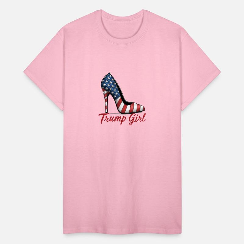 Trump Girl High Heels American Flag Trump 2024