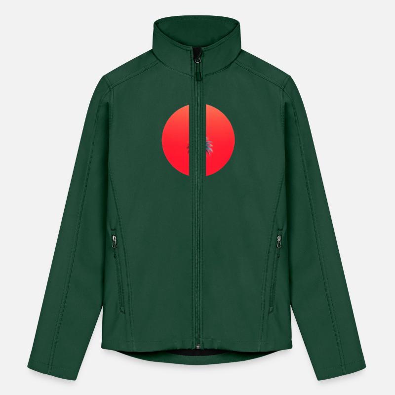 Tshirt of palm tree at sunset