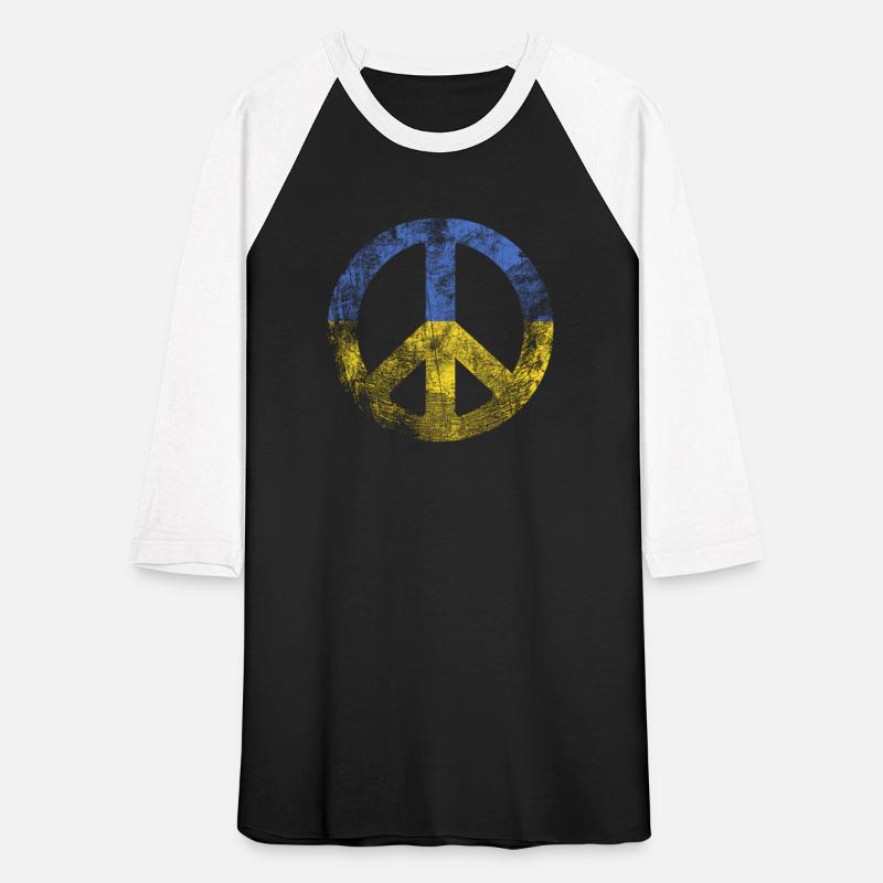 Ukrainian Flag Peace Sign